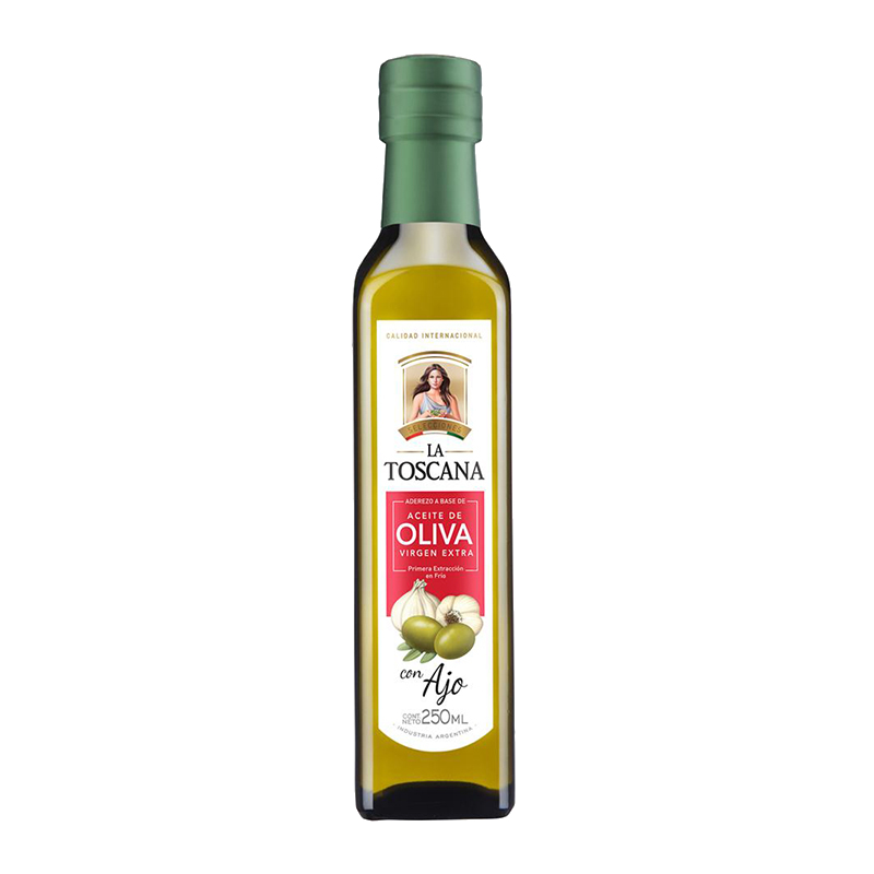 ACEITE OLIVA LA TOSCANA  C/AJO 6X250cc  