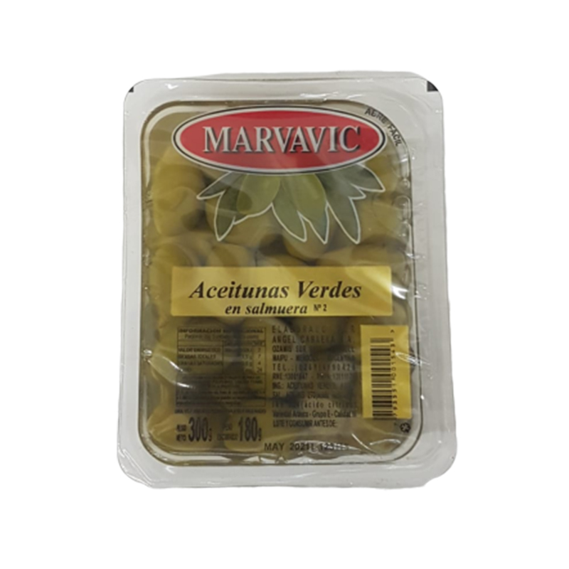 ACEITUNA  VERDE  MARVAVIC '00' 10X300cc       