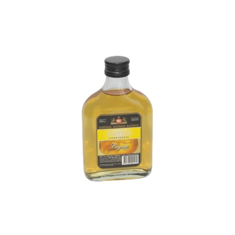 PETACA LICOR FINO SECO COGÑAC 12X200cc  