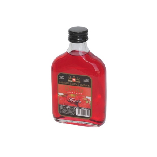 [00600] PETACA LICOR FRUTILLA 12X200cc