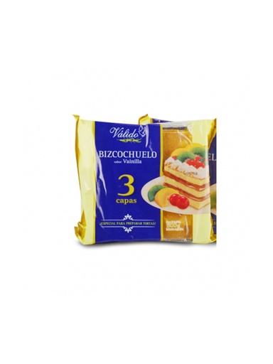 [333] VALIDO BIZCOCHUELO 3 CAPAS VAINILLA 10X500GS
